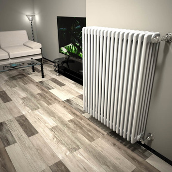  - DL 5 Radiateur à Colonne 1000x808 Blanc