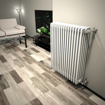  - DL 5 Radiateur à Colonne 900x716 Blanc
