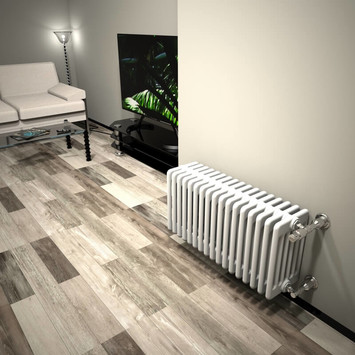  - DL 6 Column Radiator 400x808 White