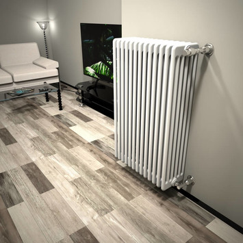  - DL 6 Radiateur à Colonne 1000x624 Blanc