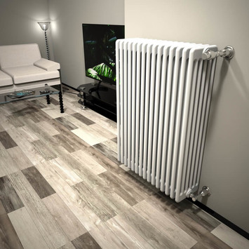  - DL 6 Radiateur à Colonne 1000x716 Blanc