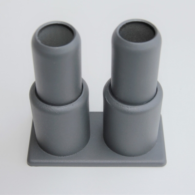 Double Radiator Tube Hiding Sleeve Stringed Plastic Anthracite