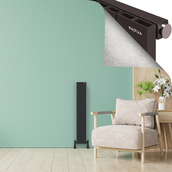 Radiva - ENCELIA Radiateur en Aluminium 1200x185 Anthracite Foncé