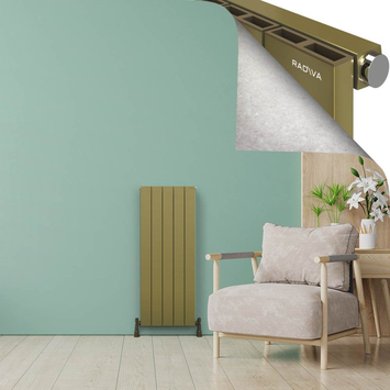 ENCELIA Aluminium Radiator 1200x470 Plasma Brass - Thumbnail