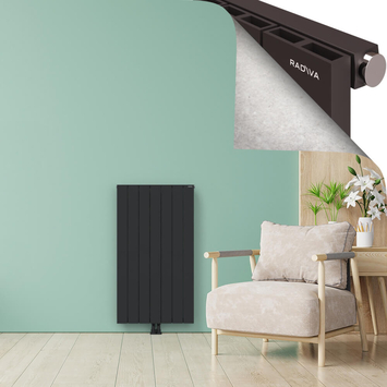 ENCELIA Radiateur en Aluminium 1200x660 Anthracite Foncé - Thumbnail
