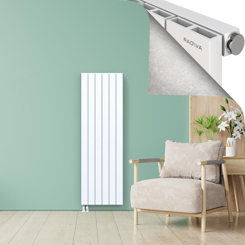 ENCELIA Aluminium Radiator 1800x565 White
