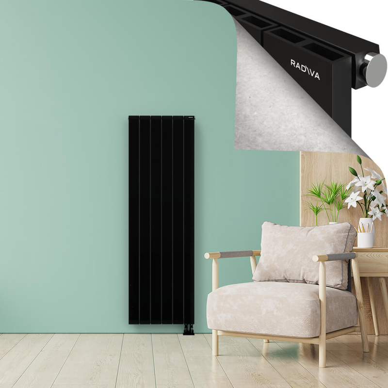 ENCELIA Radiateur en Aluminium 1800x565 Noir