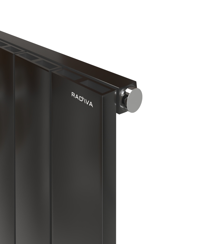 ENCELIA Radiateur en Aluminium 1800x660 Plasma Noir