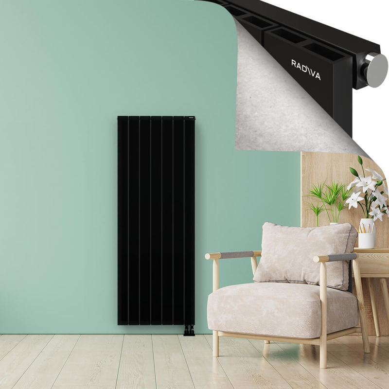 ENCELIA Radiateur en Aluminium 1800x660 Noir