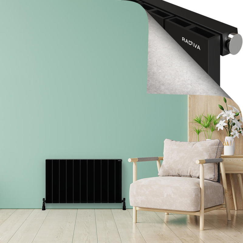 ENCELIA Radiateur en Aluminium 600x1040 Noir