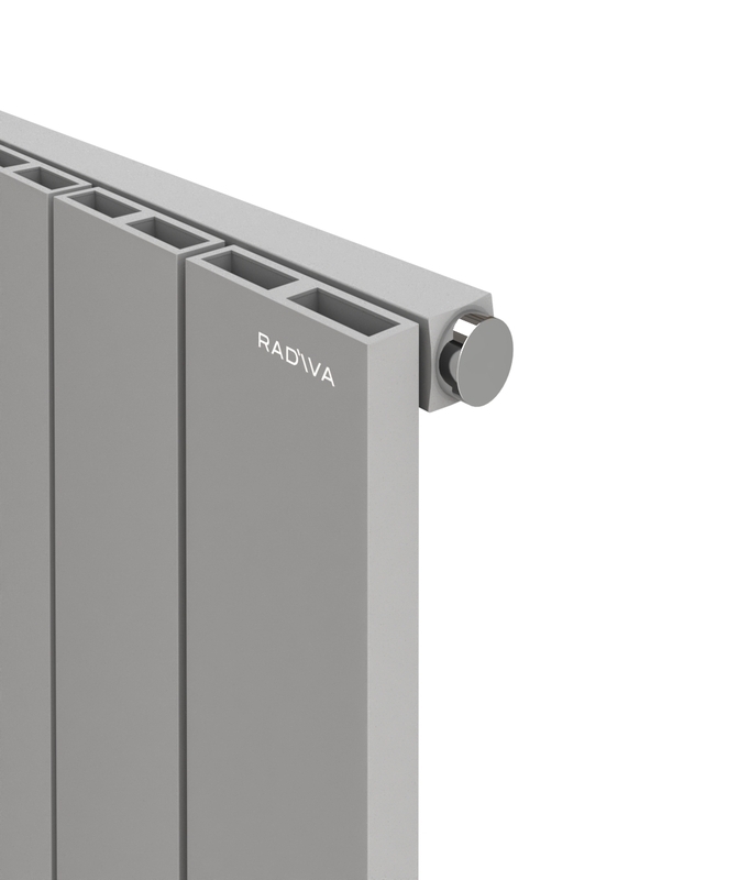 ENCELIA Radiateur en Aluminium 600x1230 Gris