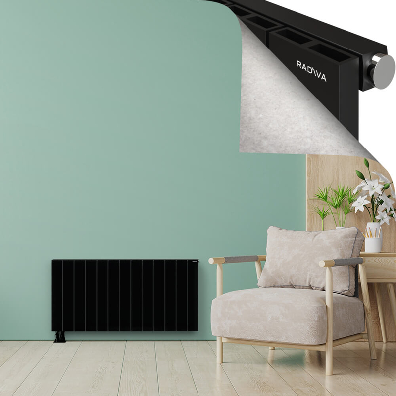 ENCELIA Aluminium Radiator 600x1230 Black