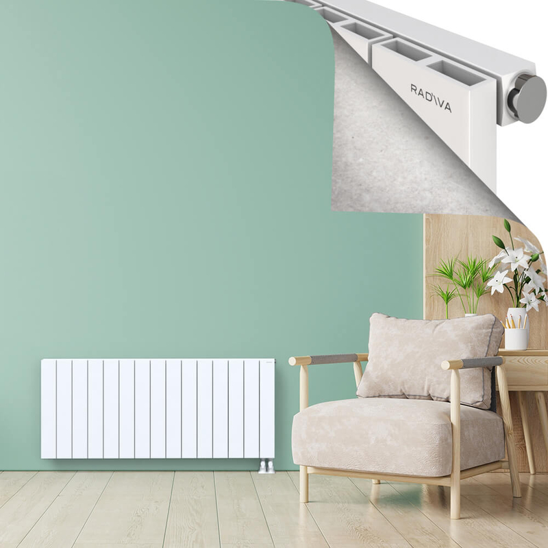 ENCELIA Radiateur en Aluminium 600x1420 Blanc