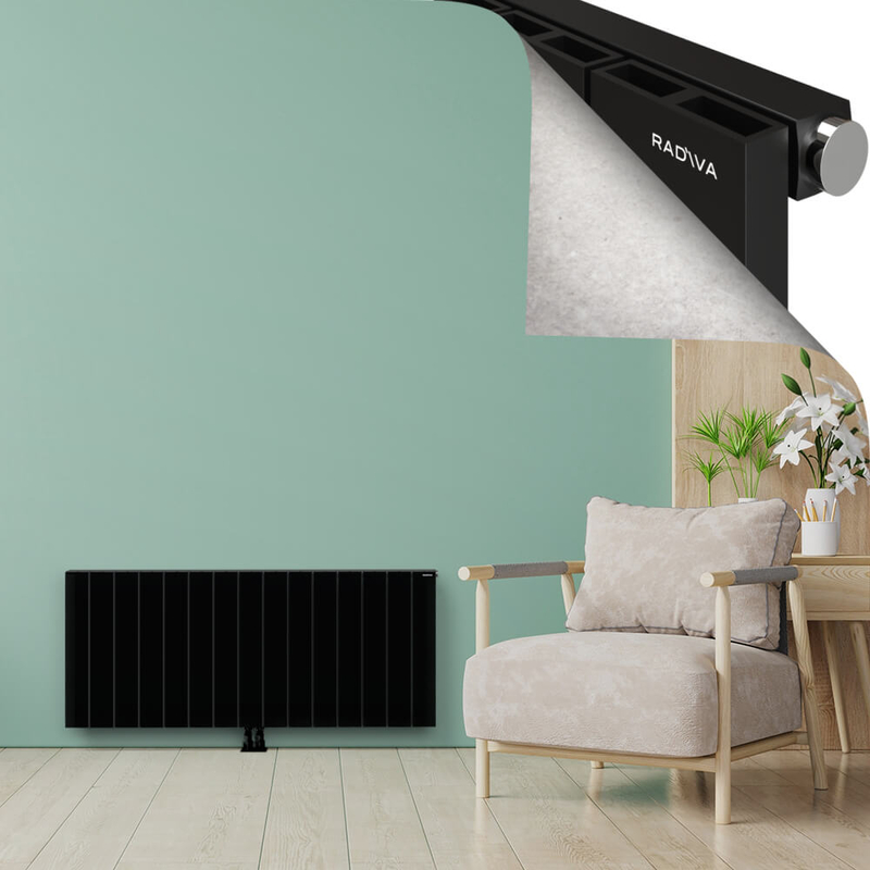 ENCELIA Radiateur en Aluminium 600x1420 Noir