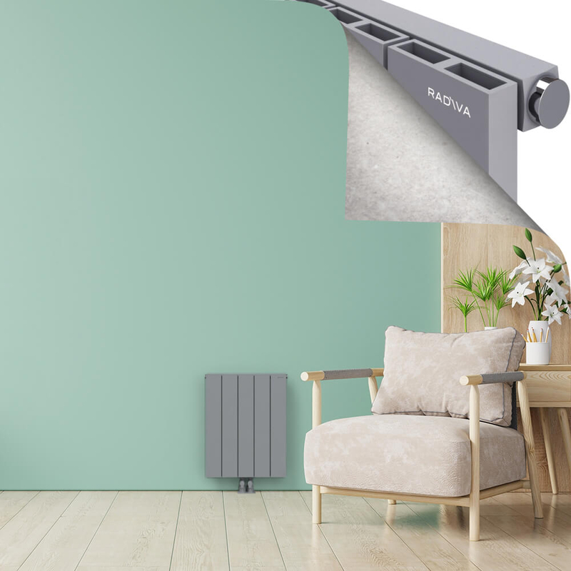 ENCELIA Alüminyum Radyatör 600x470 Gri