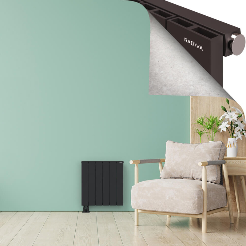 ENCELIA Aluminium Radiator 600x565 Dark Anthracite