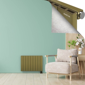 ENCELIA Radiateur en Aluminium 600x850 Plasma Laiton - Thumbnail