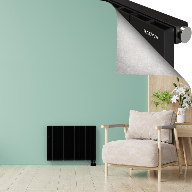 ENCELIA Radiateur en Aluminium 600x850 Noir