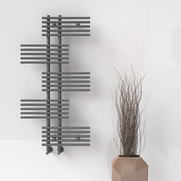 Radiva - FIJI Decorative Towel Warmer 650x1250 Anthracite Radiva - FIJI Decorative Towel Warmer 650x1250 Anthracite