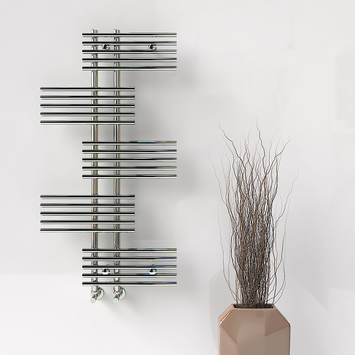 Radiva - FIJI Decorative Towel Warmer 650x1250 Chrome