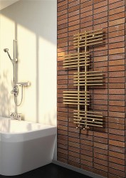 Fiji Decorative Towel Warmer 650x1250 Gold - Thumbnail
