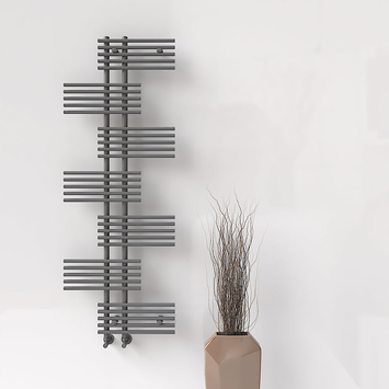 Radiva - FIJI Decorative Towel Warmer 650x1762 Anthracite Radiva - FIJI Decorative Towel Warmer 650x1762 Anthracite