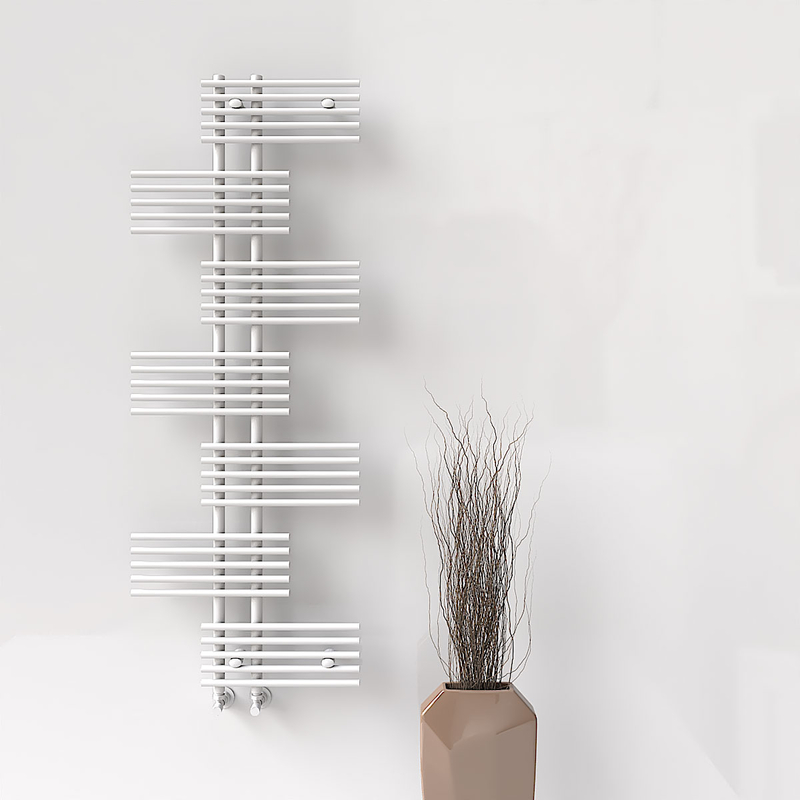FIJI Decorative Towel Warmer 650x1762 White
