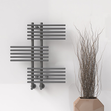 Radiva - FIJI Decorative Towel Warmer 650x740 Anthracite Radiva - FIJI Decorative Towel Warmer 650x740 Anthracite