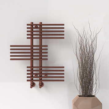 - FIJI Decorative Towel Warmer 650x740 Antique Copper  - FIJI Decorative Towel Warmer 650x740 Antique Copper