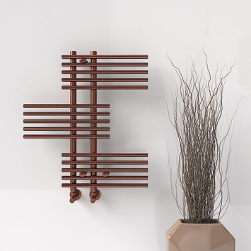 - FIJI Decorative Towel Warmer 650x740 Copper  - FIJI Decorative Towel Warmer 650x740 Copper