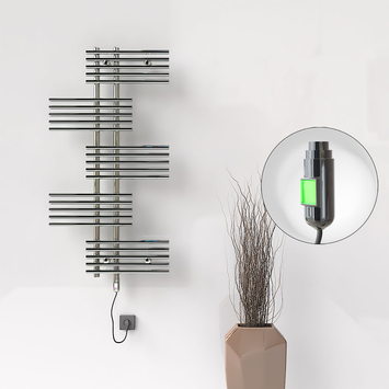 Radiva - FIJI Electric Towel Warmer 650x1250 Chrome (On/Off Button) 300W Radiva - FIJI Electric Towel Warmer 650x1250 Chrome (On/Off Button) 300W