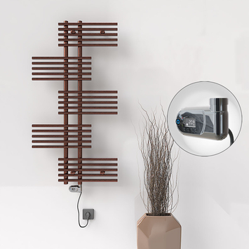  - FIJI Elektrikli Havlupan 650x1250 Bakır Eskitme (Thesis Termostat) 300W