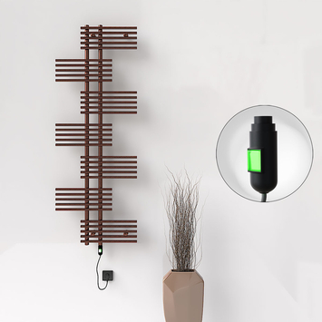 Radiva - Fiji Elektrikli Havlupan 650x1762 Bakır Eskitme (On/Off Düğmeli) 600W