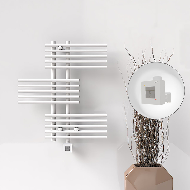 Fiji Sèche Serviettes Electrique 650x740 Blanc Ktx1 300 Watt