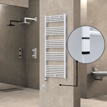 Radiva - HAITI Elektrikli Havlupan 600x1500 Düz Beyaz (OneD On/Off ) Sol 600W Radiva - HAITI Elektrikli Havlupan 600x1500 Düz Beyaz (OneD On/Off ) Sol 600W