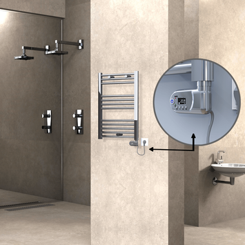 Radiva - Haiti Sèche Serviettes Electrique 200 Watt 500x700 Plat Chrome (Thermostat Thesis) Radiva - Haiti Sèche Serviettes Electrique 200 Watt 500x700 Plat Chrome (Thermostat Thesis)