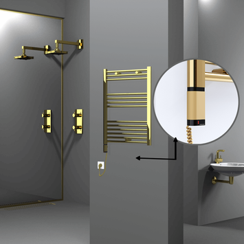 Radiva - HAITI Elektrikli Havlupan 600x800 Düz Altın (OneD On/Off ) Sol 300W Radiva - HAITI Elektrikli Havlupan 600x800 Düz Altın (OneD On/Off ) Sol 300W