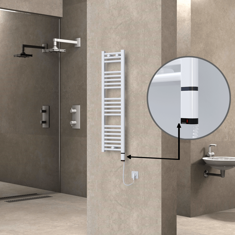 Haiti Elektrikli Havlupan 300x1100 Beyaz (OneD On/Off ) Sağ 300W