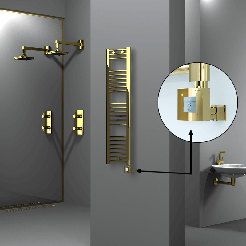 Haiti Sèche Serviettes Electrique 300x1200 Or Ktx1 200 Watt