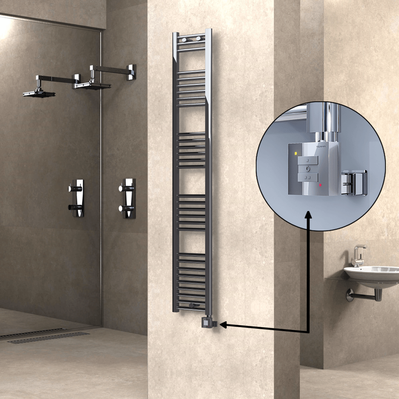 Haiti Sèche Serviettes Electrique 300x1800 Chrome Ktx1 300 Watt