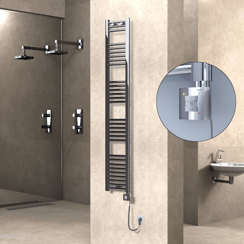 Haiti Sèche Serviettes Electrique 300x1800 Chrome Ktx1 300 Watt Câble en spirale