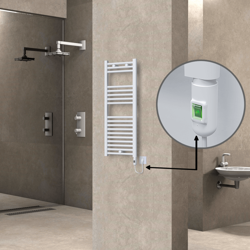 Haiti Elektrikli Havlupan 400x1000 Beyaz (On/Off Düğmeli) 300W