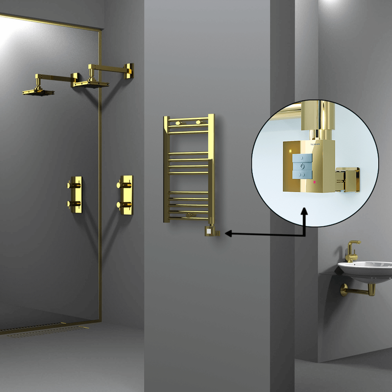 Haiti Sèche Serviettes Electrique 400x700 Or Ktx1 200 Watt