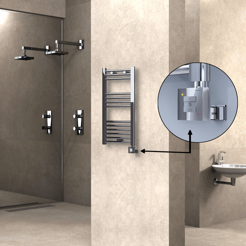 Haiti Sèche Serviettes Electrique 400x800 Chrome Ktx1 200 Watt