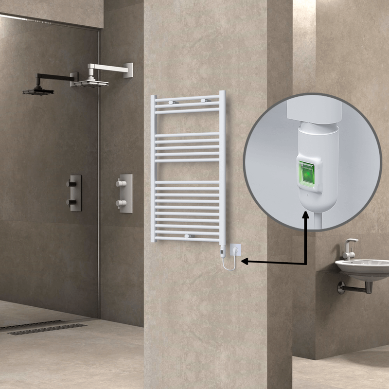 Haiti Elektrikli Havlupan 600x1000 Beyaz (On/Off Düğmeli) 600W