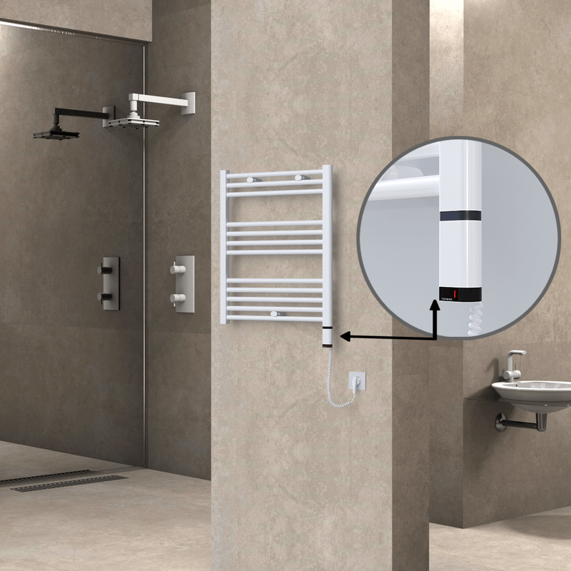 Haiti Elektrikli Havlupan 600x700 Beyaz (OneD On/Off ) Sağ 300W