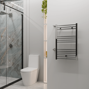 Radiva - Haiti Side Entry Sèche Serviettes 500x800 Plat Chrome Radiva - Haiti Side Entry Sèche Serviettes 500x800 Plat Chrome