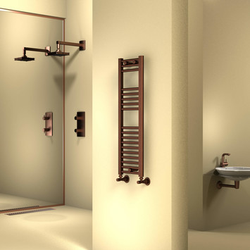 - Haiti Towel Warmer 300x1000 Copper Antique  - Haiti Towel Warmer 300x1000 Copper Antique