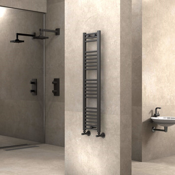 Radiva - Haiti Towel Warmer 300x1200 Anthracite Radiva - Haiti Towel Warmer 300x1200 Anthracite