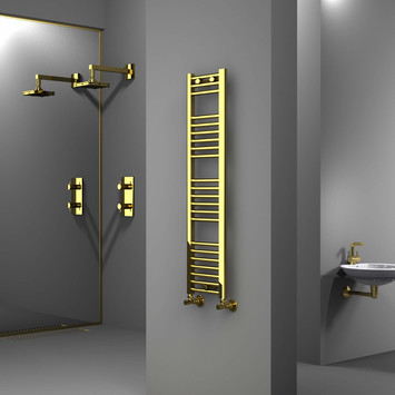 Radiva - Haiti Towel Warmer 300x1200 Gold